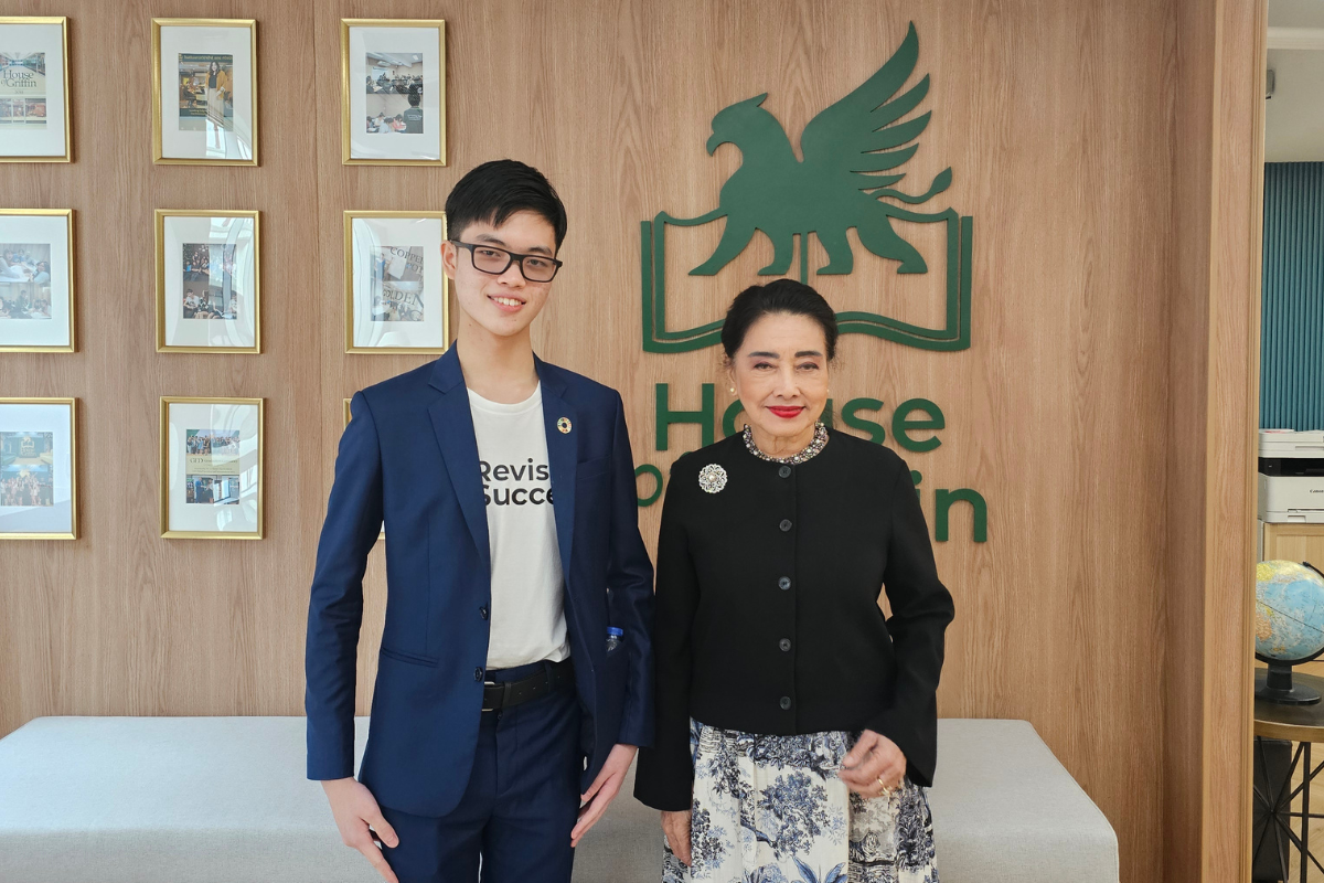 From left to right: Phonlawat Sirajindapirom, Co-Founder & CEO of RevisionSuccess, and Santivipa Phanichkul, Founder of House of Griffin and HOG International Academy