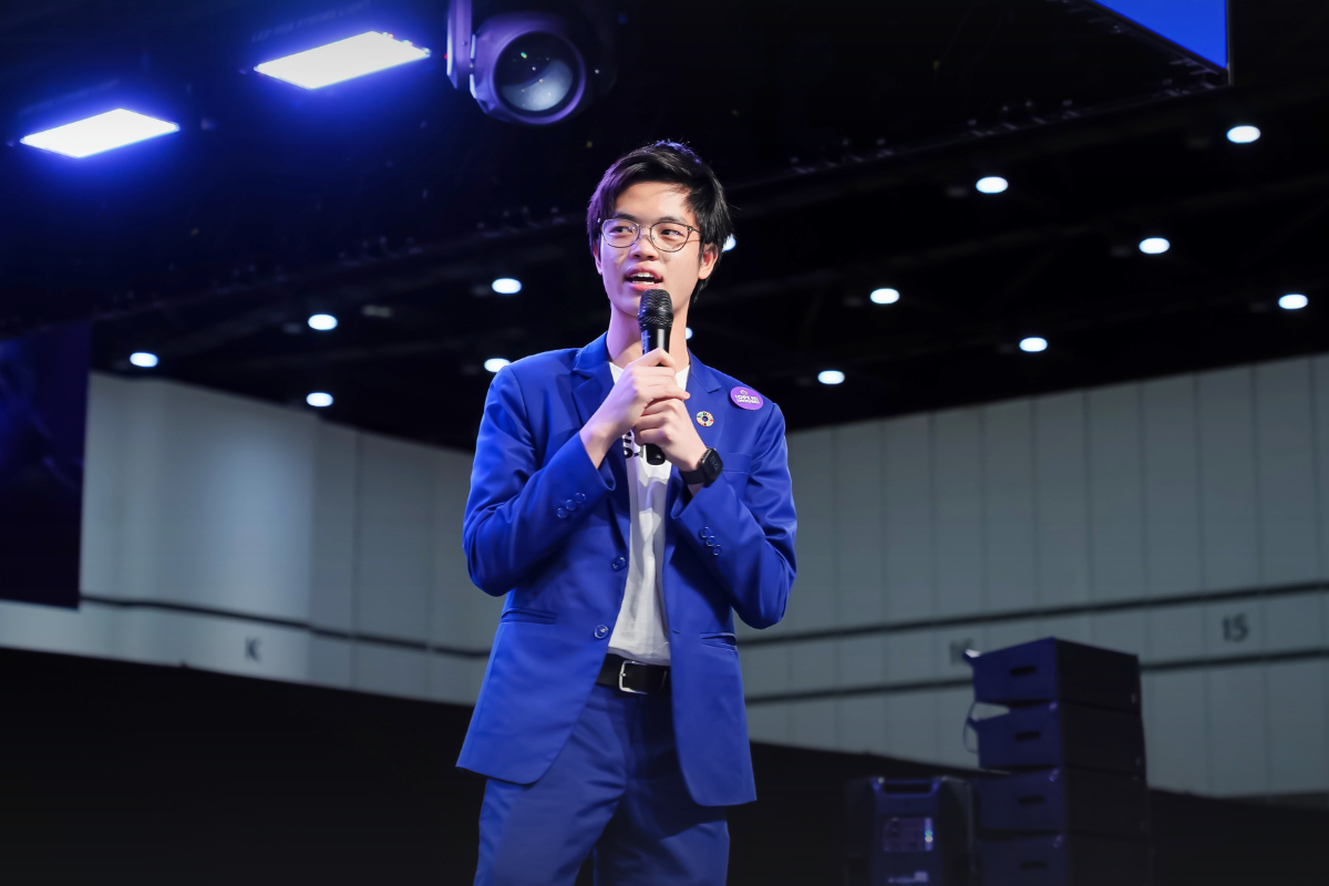 Phonlawat Sirajindapirom, Co-Founder & CEO of RevisionSuccess, presenting at the One Stop Open House 2026